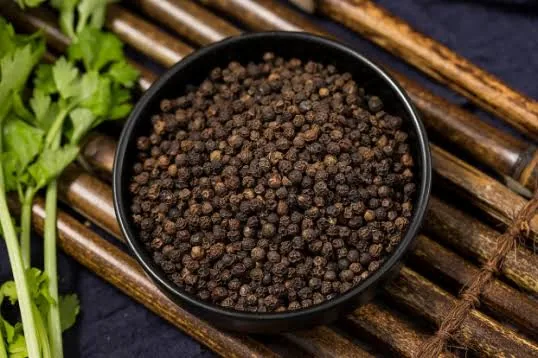 Pepper sampling close up